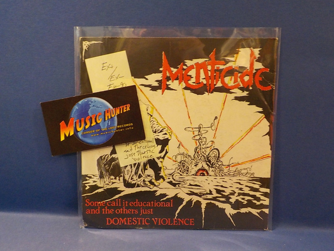 MENTICIDE - SOME CALL IT EDUCATIONAL .. EX+/EX- FIN -90 7"