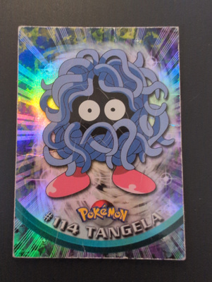 Tangela rainbow foil Pokemon Topps