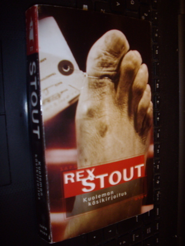 Rex Stout : Kuoleman käsikirjoitus ( Sapo 77 ) 2 p. 1997