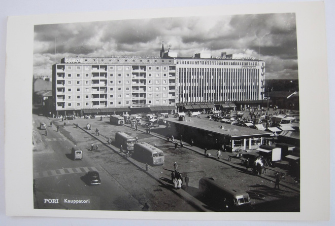VANHA Postikortti Pori 1950-l