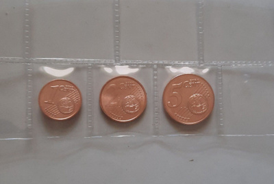 Bulgaria 1c, 2c ja 5c, 2026 UNC