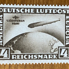 SAKSA REICH 1930 ZEPPELIN ETELÄ-AMERIKAN LENTO 4MK** (X jaY) - pikkukuva 1