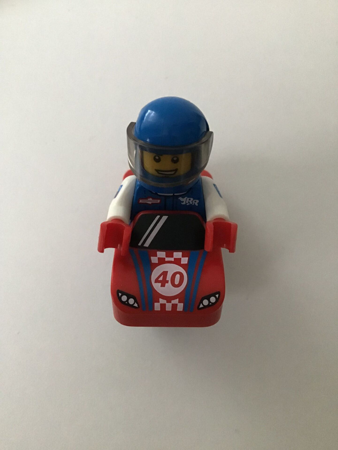 Lego minifiguuri - Race Car Guy, Series 18