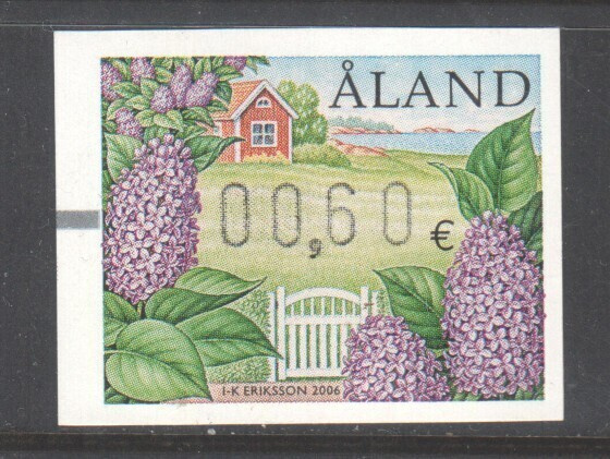 Åland 2005  0,6€  Syreeni framalipuke postituoreena.