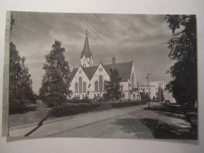 VANHA Postikortti Lappi Kemi 1950-l  Alkup.Mallikappale