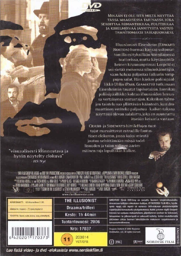Silmänkääntäjä (Edward Norton, Paul Giamatti)