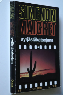 Simenon : Maigret syrjästäkatsojana ( 2.p. 1990 )