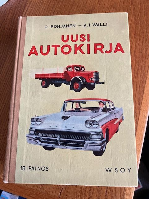 Uusi Autokirja, WSOY 1958 18.painos
