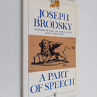 Joseph Brodsky : A Part of speech - pikkukuva 1