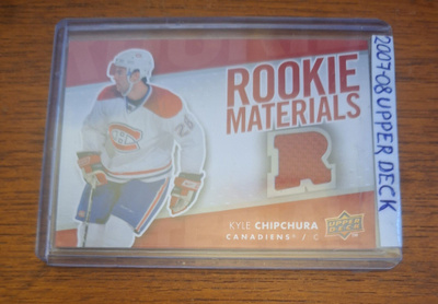 2007-08 Upper Deck -Rookie Materials (Jersey)