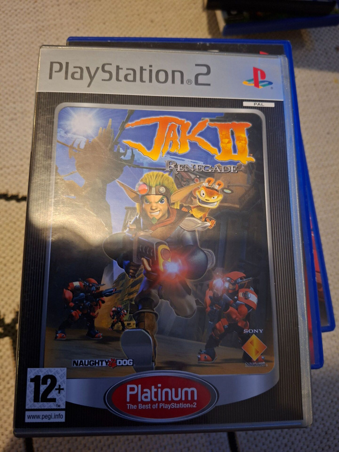 PS2 Jak 2 Renegade + kotelo ja ohjeet