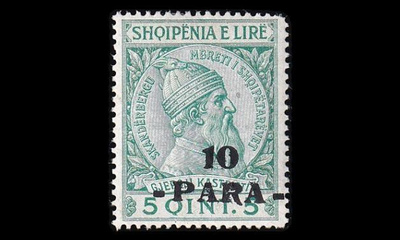 Albania 42 * Skanderbeg pp 10 Pa / 5 Q (1914)