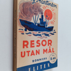 Harry Martinson : Resor utan mål - pikkukuva 1