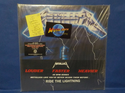 METALLICA - RIDE THE LIGHTNING UUSI U.S 2008 PRESS 2LP +