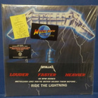 METALLICA - RIDE THE LIGHTNING UUSI U.S 2008 PRESS 2LP + - pikkukuva 1