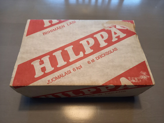 Riihimäen lasi: Hilppa juomalasit 6 kpl
