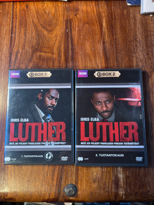 Luther 1 ja 2 tuotantokaudet 4 x dvd
