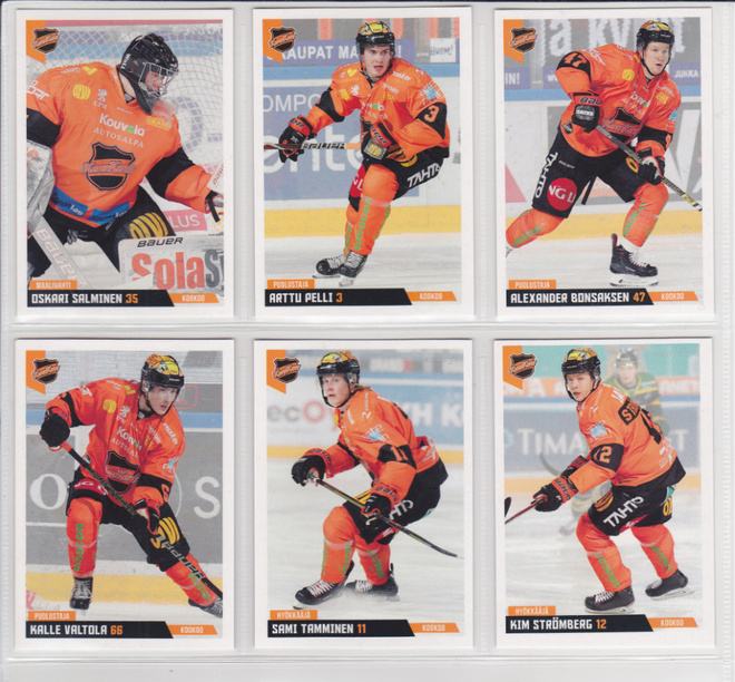 2019-20 Cardset Series 1 KooKoo Team Set 12 korttia (73-84)