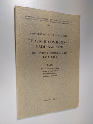 Yrjö ym. (kirj.) Blomstedt : Turun hiippakunnan paimenmui...