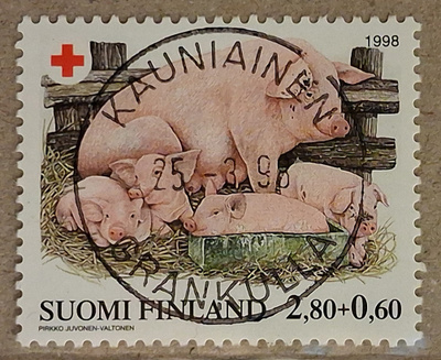 1998 2,80mk PR: Nappiloisto Kauniainen 25.3.98 (1155)