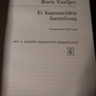 BORIS VASILJEV : EI KAATUNEIDEN LUETTELOSSA - pikkukuva 2