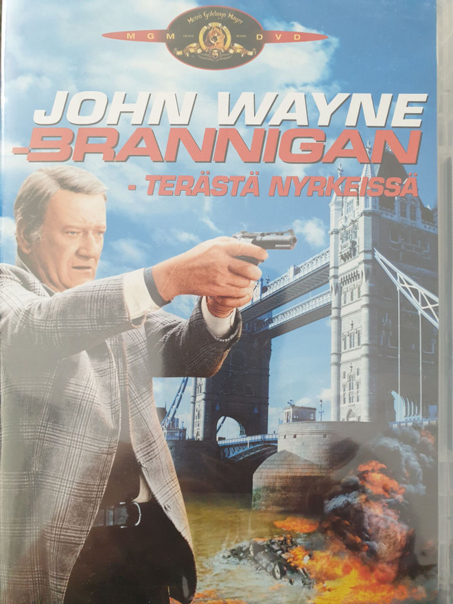 Brannigan - terästä nyrkeissä DVD John Wayne UUSI