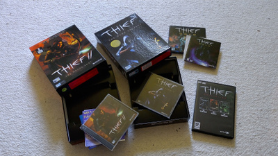 Thief 1, 2 BIG BOX, Gold ja Deadly Shadows PC-CD-DVD