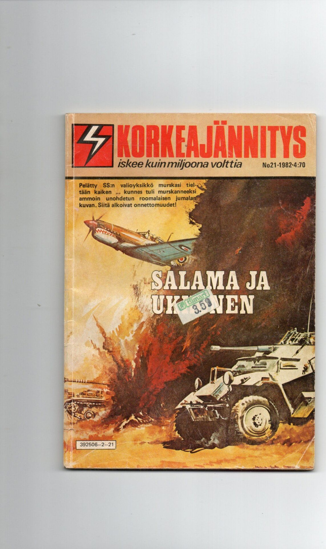 Korkeajännitys n:o 21 1982  Salama ja ukkonen.