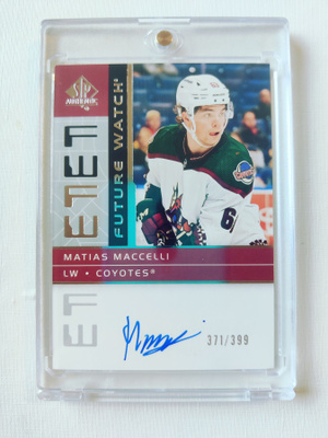 Matias Maccelli 22-23 SP Retro Autographed Future Watch /399
