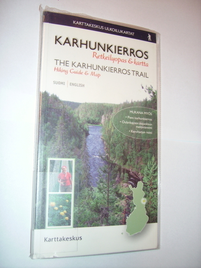 KARHUNKIERROS - Retkeilyopas ja kartta (Sis.postikulut)