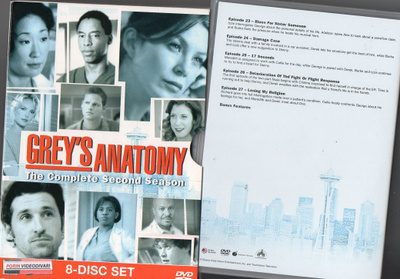 Greyn Anatomia Kausi 2 Complete (23 148) k -FI- DVD (4slim+p