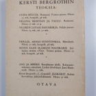 Kersti Bergroth : Oma muotokuva - pikkukuva 2