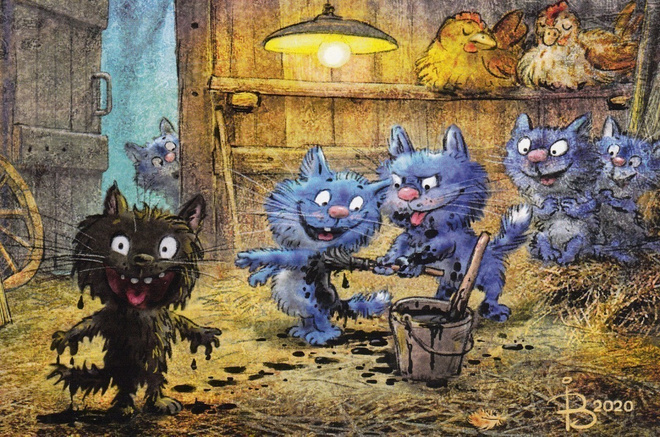 Irina Zeniuk: Pikkukissojen halloween