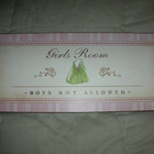 Huoneentaulu girls room - pikkukuva 1