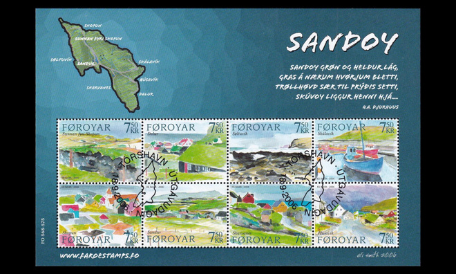 Fär-saaret 576-83kb o Sandoy saaren kyliä (2006)