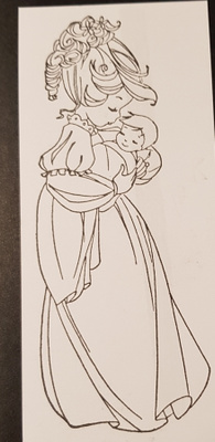 Whiff of Joyn leimasin  "WILLOW HOLDING  BABY/VAUVA SYLISSÄ"