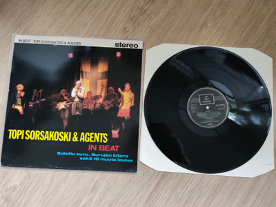 Topi Sorsakoski & Agents - In Beat LP - 1986