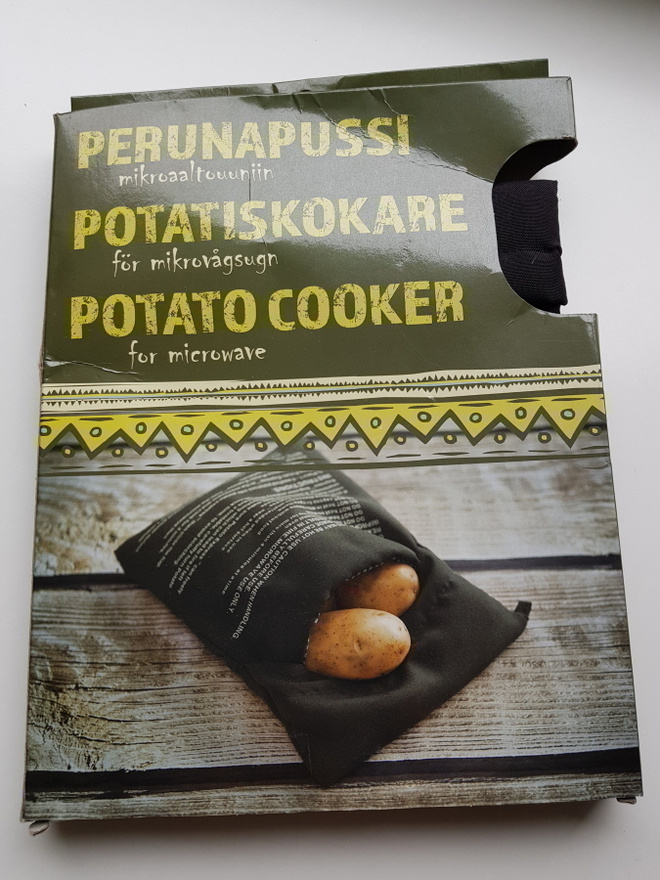 Mikrouunin perunapussi / Microwave potato cooker