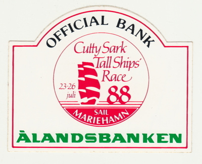 Tarra Cutty Sark Tall Ships' Race 1988 Mariehamn