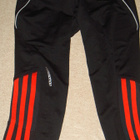 Juoksutrikoot, Adidas, k.XS/S, mustat, laput kiinni - pikkukuva 1