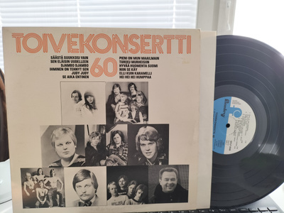 TOIVEKONSERTTI 60. LP -76 UPEA KUNTO !!