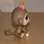 LITTLEST PET SHOP rusettipäinen tyttö SIMPANSSI, APINA - pikkukuva 2