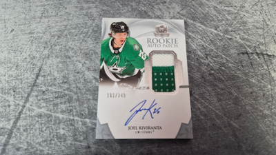 Joel Kiviranta 2020-21 The Cup Rookie Patch Auto