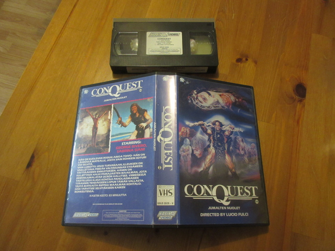 Conquest: Jumalten Nuolet (Lucio Fulci) VHS FIx Kasino Video