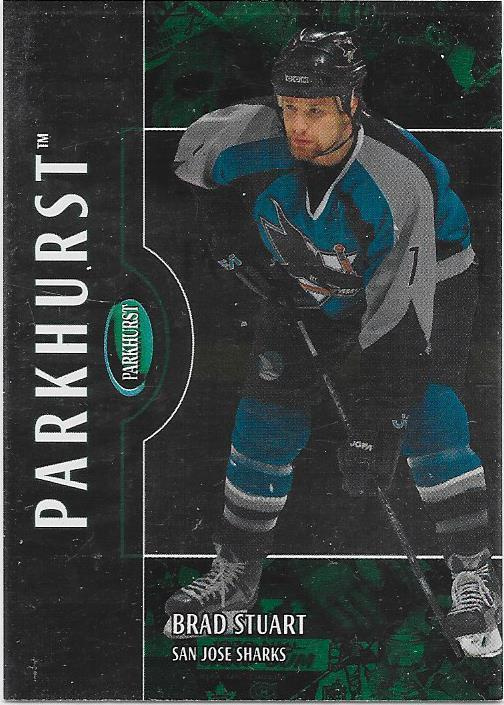 2002-03 Parkhurst #90 Brad Stuart San Jose Sharks