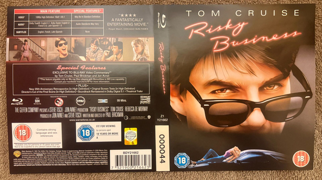 RISKY BUSINESS (BD) Tom Cruise