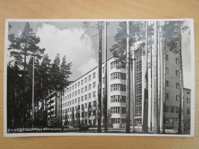 VANHA Postikortti Hämeenlinna 1950-l Alkup. Mallikappale