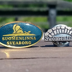 Suomenlinna 2 pinssiä. Halkaisija - 24 ja 18 mm. - pikkukuva 2
