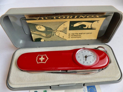 VANHA Linkkuveitsi Victorinox Timekeeper Sveitsi Kello UPEA
