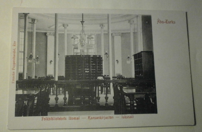 Turku, Kansankirjaston lukusali, vanha mv pk, ei p.